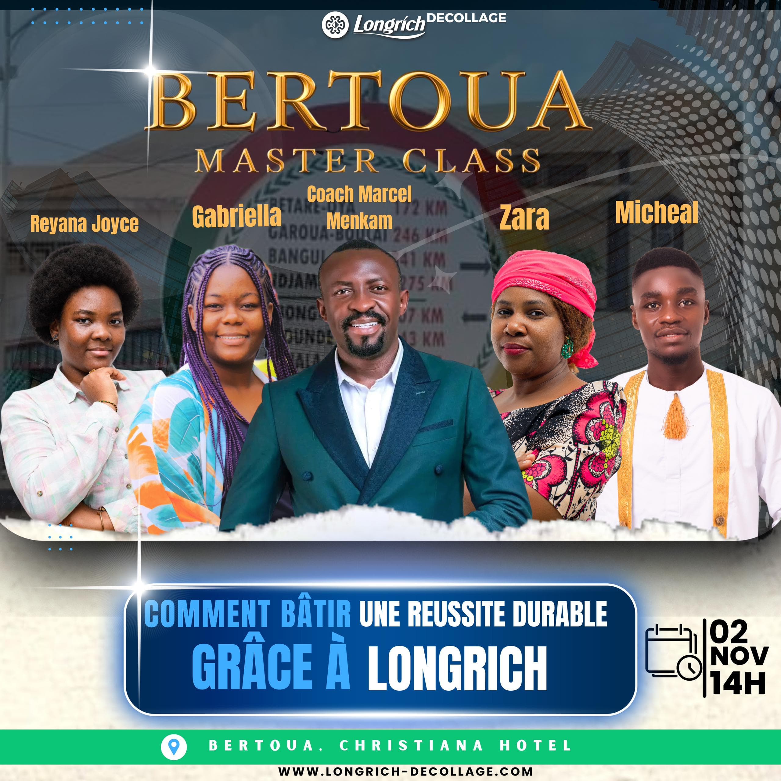 COMMUNIQUÉ OFFICIEL – MASTER CLASS LONGRICH DÉCOLLAGE À BERTOUA